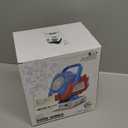 Upgraded Bubble Machine with Remote Control, Automatic Rotation & RGB Lights, 1800mAh Rechargeable Battery, Type-C Charge, Bubble Maker for Kids, Weddings, Birthday Parties, Outdoor Activities