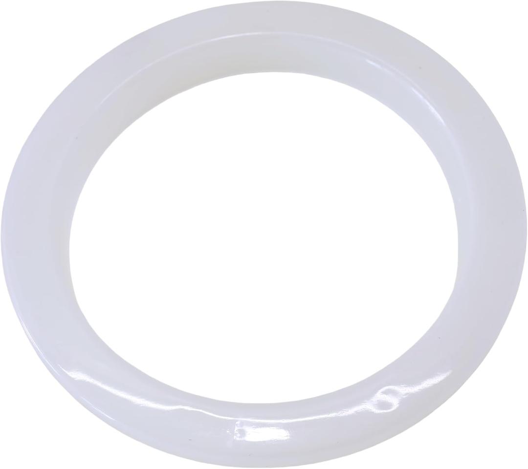 5-Gallon Ceramic Water Dispenser Protective Ring  Durable Plastic Guard for Porcelain Crock Beverage Dispensers  Prevents Damage and Enhances Stability  White