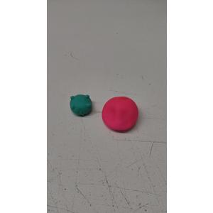 Cute Marshmallow Squishmunks Squishy Toy Ultra Sensory Marshmallow-Like Feel! (Pink/Turquoise 2 Pack, 1, Count)