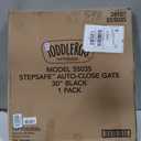 Toddleroo StepSafe Auto-Close Baby Gate; 29-38" Wide, 30" Tall, Black