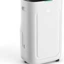 5000Sq.Ft Dehumidifier 50-80 pint for Basement and Home with Drain Hose and 1.71 Gal Water Tank, Humidity Control, 24H-Timer, Auto Defrost (80 pints)