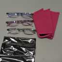 JJWELL 3 Pack Blue Light Blocking Reading Glasses for Women, Tinted UV Readers