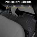 Floor Mats for BMW X5 G05 2019-2026, All Weather Floor Mats Trunk Cargo Liner with Backrest Protectors and Door Sill Guards Accessories, Full Coverage Set (Only Fit 5 Seats)
