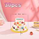 30 Pcs 10 inch Gold Cake Boards Round, Food-Graded Cardboard, Waterproof and Oil-Proof, Sturdy Corrugated, Ideal for Baking, Cake DIY, Dessert and Craftin