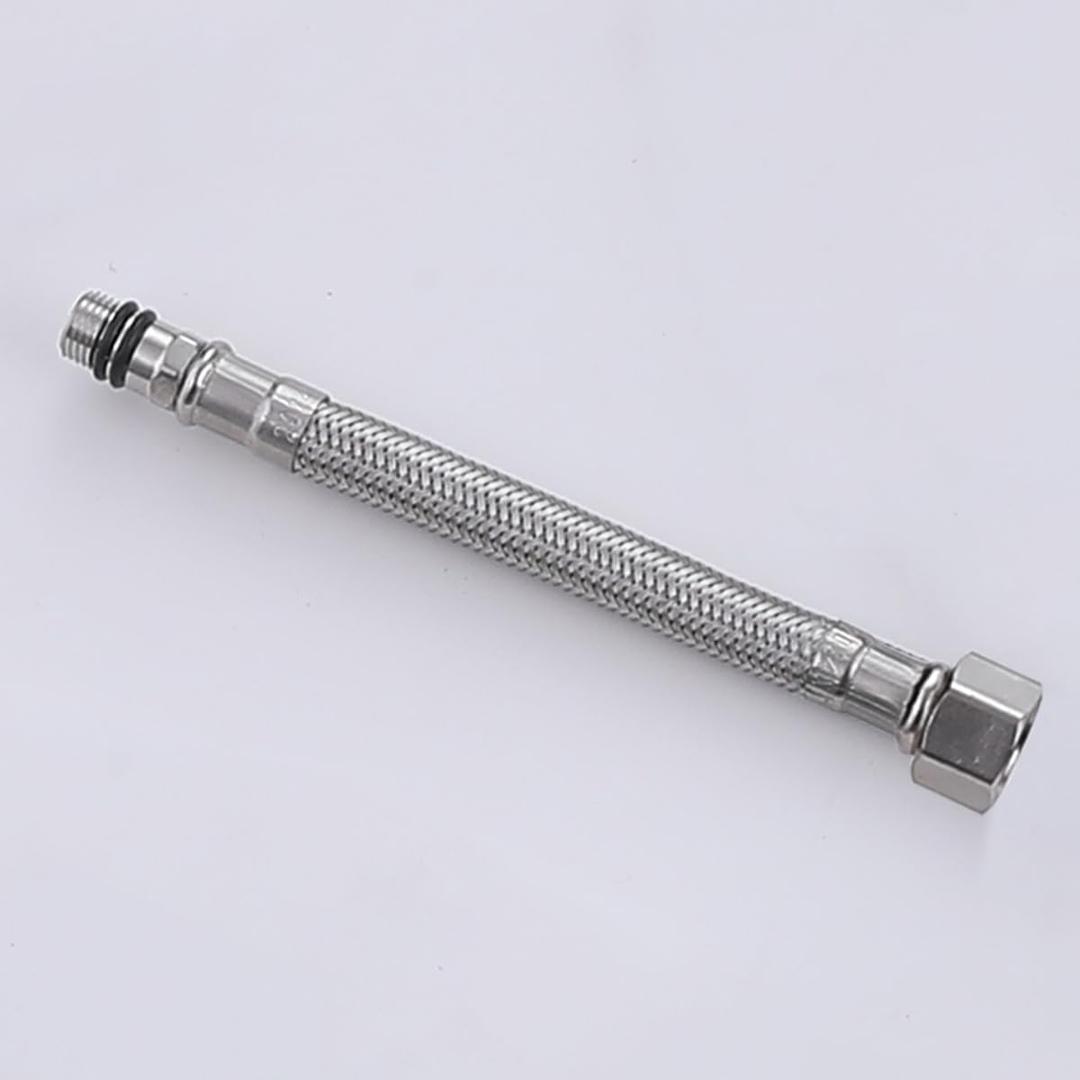 Faucet Supply Line,Roman Bathtub Faucet Lines Braided Nylon Hose M151.0 Female Compression Thread  M101.0 Male Connector