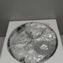 Flush Mount Ceiling Light Fixture Black, 2-Light Modern Farmhouse Porch Light Ceiling Mount for Outdoor, Indoor Flush Mount Lights Fixture for Hallway Foyer Kitchen Bathroom with Seeded Glass