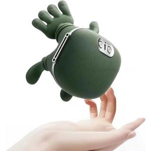Bionic Neck and Shoulder Massager with Heat, 4D Deep Tissue Shiatsu Massage Tool, Simulated Human Hand Kneading for Cervical Pain Relief, Portable Cordless Rechargeable Relax Gift (Green)