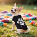 4Pcs Dog Clothes for Small Dogs, Puppy Shirts Teacup Chihuahua Yorkie Clothes, Soft Letter Security Pet Cat Summer Spring Shirts (XS)
