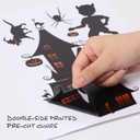 4 x EkkoVla Halloween Window Clings - 9 Sheets Reusable Halloween Decorations, 72 PCS Ghost Tree Witch Zombie Patterns for Treat or Trick Party, Home, Classroom, Store Holiday Decor