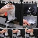Kitchen Faucet with Pull Down Sprayer, Glass Rinser, Single Hole