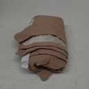 lulumoon Baby Blanket for Newborn Receiving: Minky Dot & Muslin Lightweight - Thermal Blanket Gift for Baby Shower & Hospital Welcoming 30"x40"Sand (Solid)