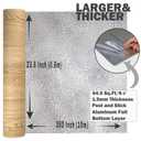 Oxdigi Peel and Stick Vinyl Flooring Roll 23"x 393"/64 Sq.Ft, Thicken Self Adhesive Vinyl Floor Tiles Wood Plank Flooring Waterproof Wear-Resistant for Any Room, Easy DIY Floor Coverings, Nature Wood
