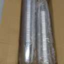 Homestockplus 15 oz Clear PET Plastic Cups 100 Pack - U-Shaped Disposable Open-Top Plastic Cups, Crystal Clear Ice Coffee Cups To Go for Iced Coffee, Smoothies, Bubble Tea & Outdoor Gatherings