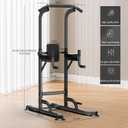 K KiNGKANG Adjustable Power Tower for Home Gym - Multifunctional Pull-Up & Dip Station for Strength Training