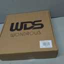 WDS WONDROUS 18.8 Inch Valentine's Day Wreath, Red Pink White Tulip Heart Wreath for Front Door Decor, Spring Wedding Anniversary Party Decoration