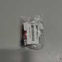 METOWARE Trailer Tongue Coupler Lock with All-Weather Rubber Cap, 1/4" Dia with 7/10" Span Heavy-Duty Trailer Coupler Lock for Tow Boat RV Truck Car's Coupler (1 Pack, Red)