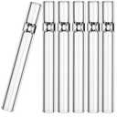 6 Borosilicate Glass Tubes 4 inches long Transparent Suitable for glassblowing, laboratory, DIY, and industrial applications Reusable