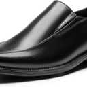 Bruno Marc Men's Slip on Dress Loafers Formal Shoes (8.5, Black)