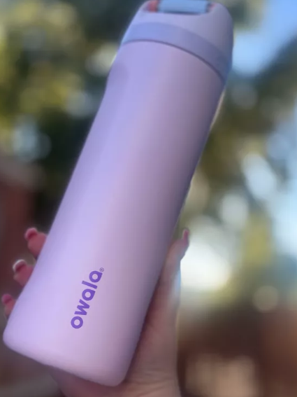 Owala Kids FreeSip Insulated Stainless Steel Water Bottle with Straw for Sports, Travel, and School, BPA-Free Sports Water Bottle, 16 oz, Celestial Sphere