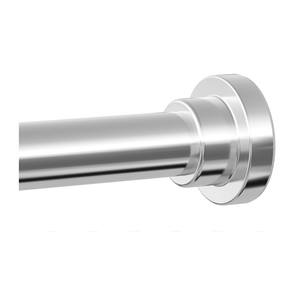 Shower Curtain Rod, 1" Diameter Heavy Duty Tension Shower Rod, Non Slip Adjustable 28-74 inch No Drilling Shower Curtain Rods Spring Tension For Bathroom, Shower Stall, No Rust, Silver