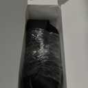 Ouzorp Car Steering Wheel Cover, Microfiber Leather Steering Wheel Covers with Anti-Slip Lining, Universal 14.5-15 inchs Black