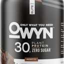 OWYN Only What You Need Pro Elite Vegan 30g Plant-Based High Protein Powder, Zero Sugar (Dark Chocolate, 2.9 lbs) (2.96 Pound (Pack of 1)), BB Date: 02/07/27