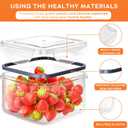 40 PCS Food Storage Containers with Lids Airtight (20 Containers & 20 Lids), Plastic Storage Meal Prep Container-Stackable 100% Leakproof & Microwave Organization and Storage Sets, Lunch Containers