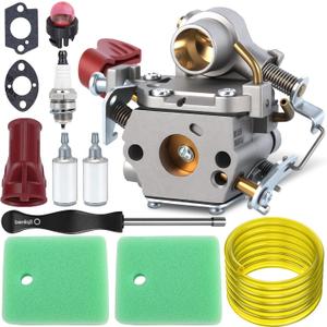 PP338PT Carburetor Compatible with Poulan Pro PP338PT PP133 PP333 PP033 String Trimmer Replace 545189502 545008042 Zama C1M-W44