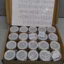 Juvale 20-Pack Magnetic Spice Jars - Space-Saving & Magnetic Spice Rack for Refrigerator - Preprinted Labels & Seasoning Containers - Pack of 20, 3.4 fl oz