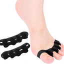 HLOES 2PCS Toe Spacers for Women and Men, Toe Separators for Pedicure, Bunion Corrector, Hammer Toe Straightener, Plantar Fasciitis, Toe Spreaders for Foot Pain Relief and Foot Health.