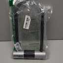 Kryptonite KryptoLok Combo Bike U-Lock, Anti-Theft Security, 12.7mm Steel Shackle, 4-Digit Resettable Combination, U-Shape, Black (Size)