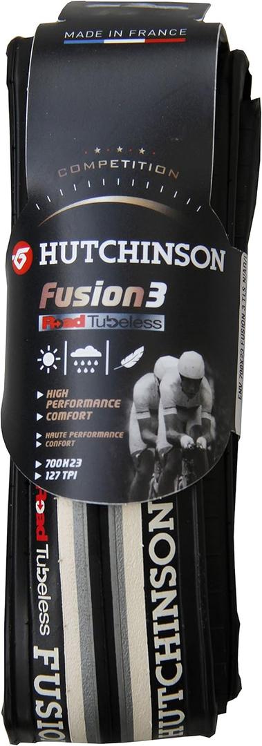 Hutchinson Fusion 3 Road Tubeless Tire, 700cm, Black