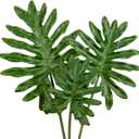 DILATATA 3 Pack Artificial Monstera Leaves with Long Stem for Vase - Fake Tropical Plants Split Palm Leaves Realistic Philodendron Leaves for Home Wedding Party Decor