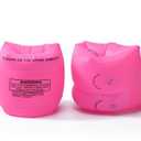 2 Pcs Inflatable Arm Floaties for Toddlers, Blow up Water Wings for Kids, Swimming Arm Bands Floatation for Children and Adults 30-150LBS