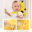 Baby Head Protector Backpack: Bee Soft Landing & Safety Toddler Fall Protection for Baby Crawling & Walking &Falling-Back Cushion for Infant