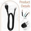 CRD-00 Power Cord Kit for InSinkErator Garbage Disposal | for Insinkerator Power Cord Kit | 3 Feet Garbage Disposal Power Cord Kit