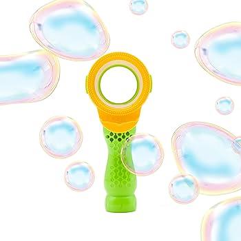 Gazillion Bubbles VorTech Wand Toy for Toddlers, Easy, Safe, PushButton Bubble Fun, Includes 4 oz Solution and Dip Tray, Outdoor Gift for Boys and Girls, Ages 3+