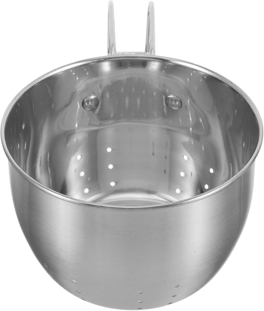 LIFKOME Stainless Steel Kitchen Sink Drainer Mesh Sink Strainer Drain Basket for Kitchen