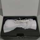 Electric Facial Cleansing Brush, 2-Way Rotating Face Scrubber for Daily & Deep Cleaning, 3 Modes, 5 Brush Heads, Rechargeable, IPX7 Waterproof for All Skin Types (White+pink)