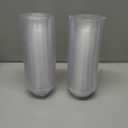 JoyServe Clear Mini Plastic Bowls - (Bulk 100 Pack) 6 Oz Disposable Premium Hard Plastic Dessert Bowls for Serving, Weddings, Catering, Parties, Salsa, Home or Event Party Supplies