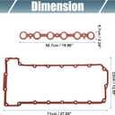 X AUTOHAUX 1 Set Valve Cover Gasket NO.11127536785 for BMW E90 2006 for BMW E91 2006 for BMW E92 2006 for BMW E93 2006 for BMW 325i 2006 for BMW 325xi 2006