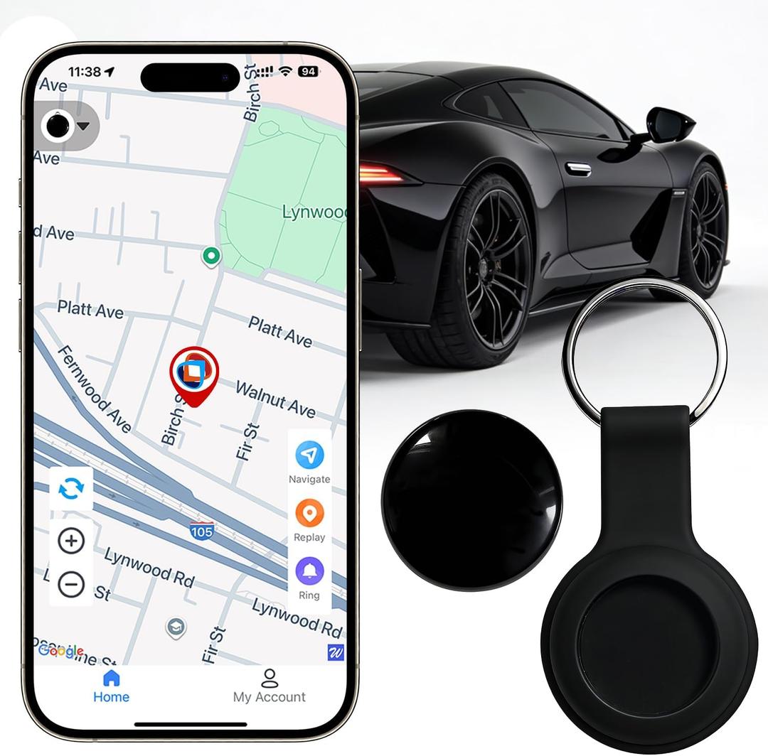 GPS Tracker for Vehicles, No Subscription Location Tracking Device, No SIM Card Required, No Monthly Fee, Magnetic GPS Tracker for Car, Kids Belongings, Pets, Elderly Items