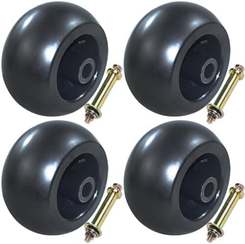 LAWNEAGLE 4 Pack 1-603299 Anti Scalp Roller Kit Replaces eXmark 1-603299 Anti-Scalp Roller, Toro 1-603299, 1 603299, Toro 68-2730, 116-9981, 103-4051, 103-3168, 103-5364, 103-7263, 109-2098, 103-7363