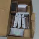 NIORSUN Solar Deck Lights Outdoor 8 Pack, IP65 Waterproof Large Size LED Stair Lights with Lenses, Auto ON Off Warm White Step Lights for Outside, Deck, Patio, Fence, Yard, Pathway and Railing Decor (Black)