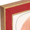 Suede 16x24 Frame - Single Frame, Christmas Elegant Red 16 x 24 Poster Frame, 16x24 Picture Frame for Artwork, Puzzles, Photos, and Movie Posters