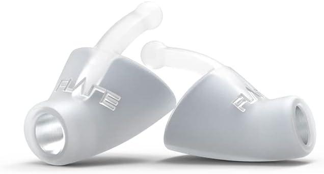 Flare Audio Calmer | Noise Reducing Ear Plugs Alternative | Silicone Reusable Ear Plugs for Noise Sensitivity, Focus and Travel | Ear Plugs for Noise Reduction (pro mini, White)