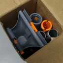 Wlich Squeegee for Window Cleaning 2-in-1 Cleaner Tool with Extension Pole and 2 Microfiber Pads, 360° Car Squeegee Kit Professional, 62 Inch for High Glass, Home, Outdoor