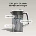 Baby Brezza Breastmilk and Formula One Step Mixer Pitcher - Large Capacity, Store 28oz at Once - Portable for Travel