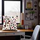 Y2K Room Decor Aesthetic Throw Pillow Covers - Cute Downtown Girl Room Decor, Coquette Y2k 2000's Grunge Print, Trendy Bedroom Decor for Teen Girls, 18x18 Inch
