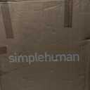 simplehuman 45 Liter / 11.9 Gallon Butterfly Lid Kitchen Step Trash Can, Brushed Stainless Steel